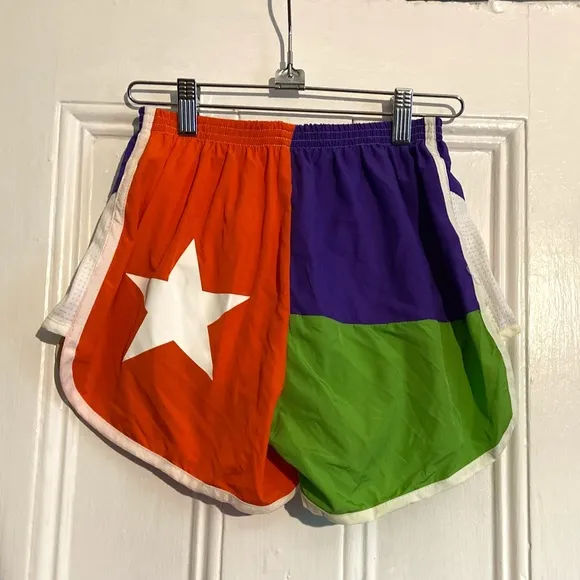🆕 BOA Texas Flag “Challenger” Athletic / Running Shorts - Orange, Green, Purple