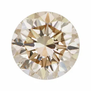 0.39 Carat Loose Champagne Diamond | Natural Round Brilliant VS2 Clarity