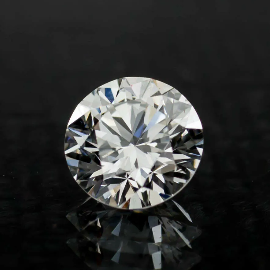 0.71 Carat Loose F / VS2 Round Brilliant Cut Diamond GIA Certified