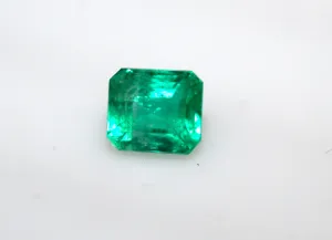 0.78 ct Cushion Cut Natural Green Emerald | Panjshir Emerald