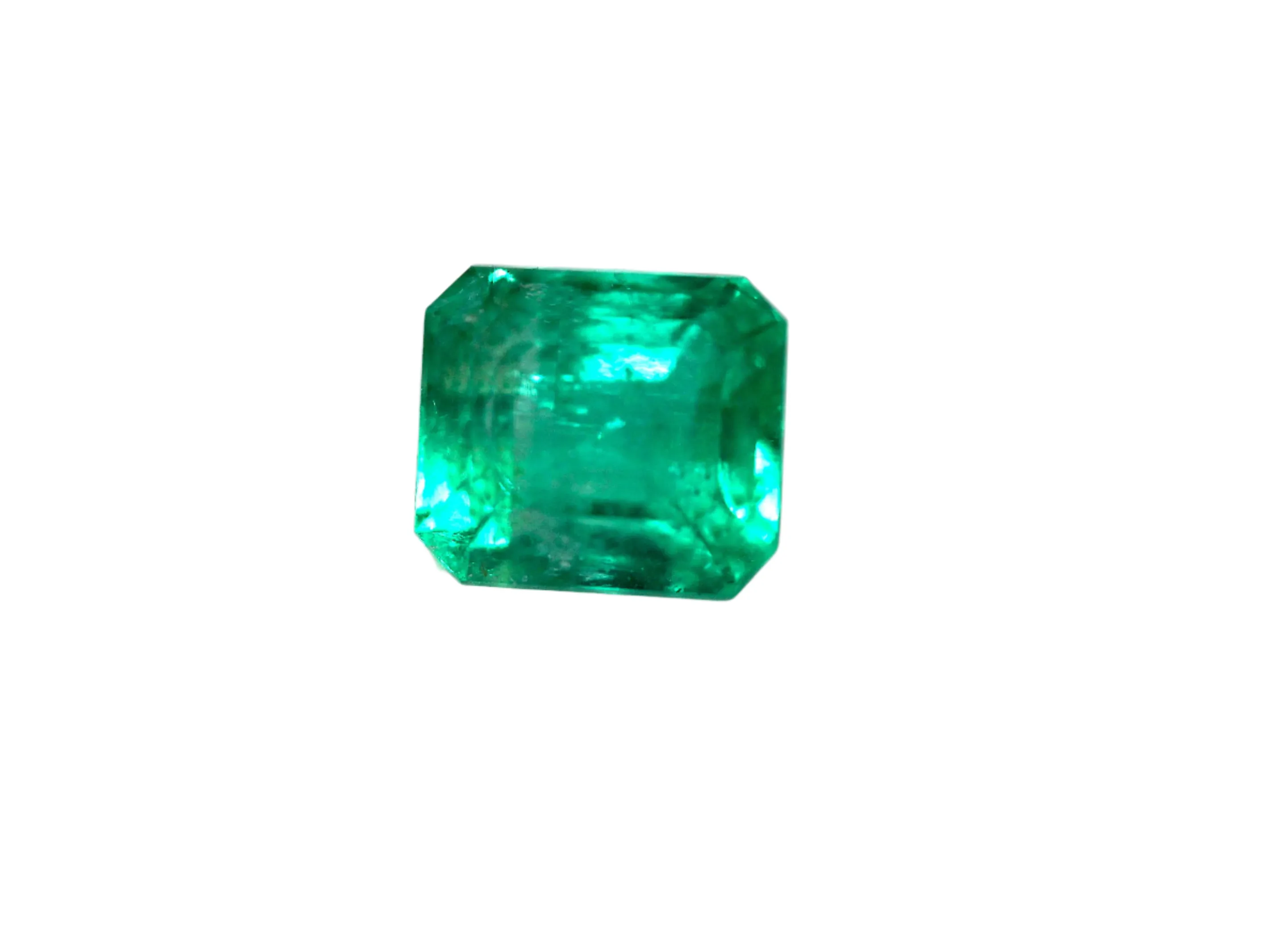0.78 ct Cushion Cut Natural Green Emerald | Panjshir Emerald