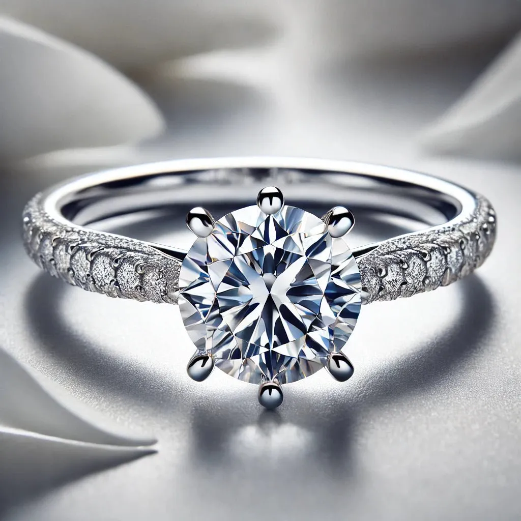 1 Carat Round Cut Diamond - I SI1 - 1.35ct - 219184