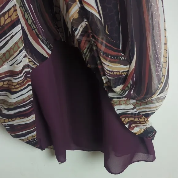 100% Silk Y2K Whimsigoth Maxi Dress Women's Size 8