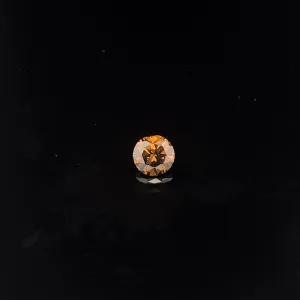 1.01CT FANCY DARK ORANGY BROWN ROUND GIA