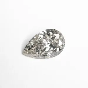 1.04 CARAT SALT AND PEPPER BRILLIANT CUT PEAR DIAMOND