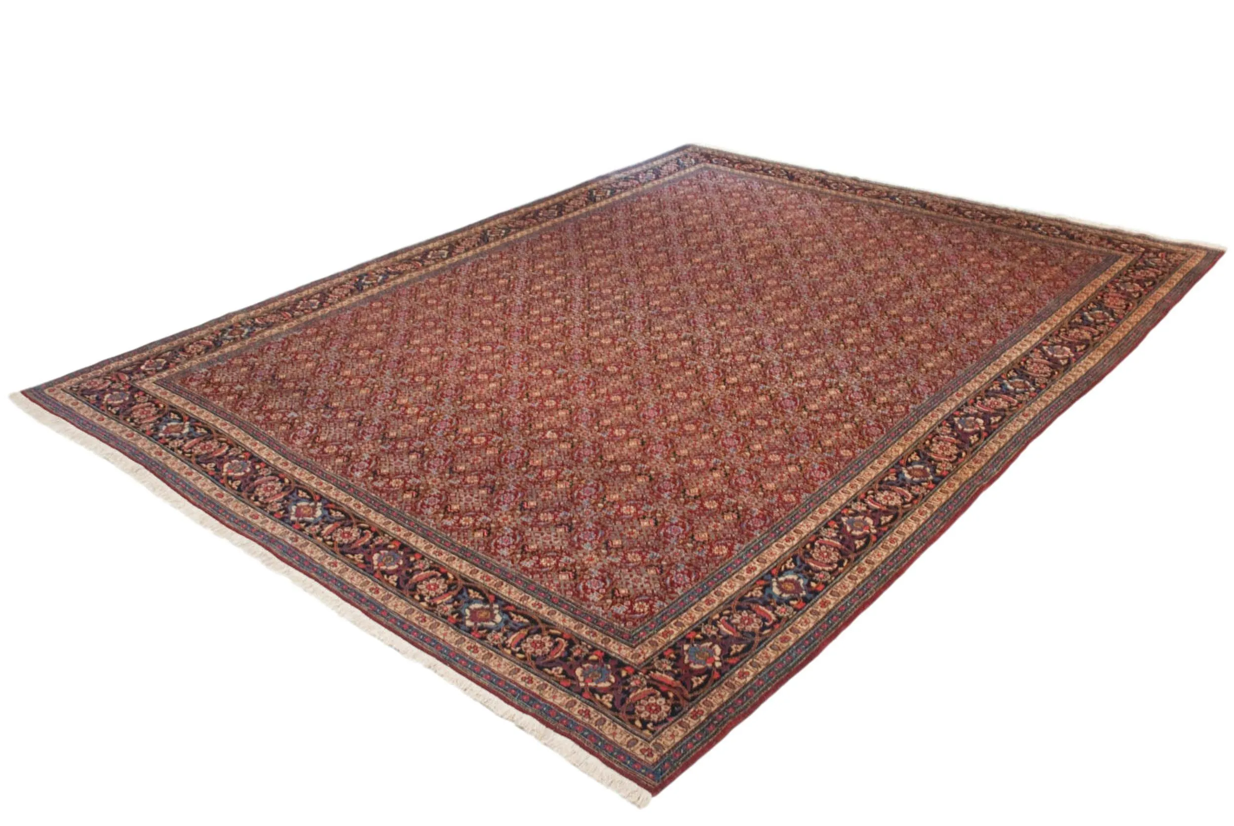 11x14 Vintage Tabriz Carpet