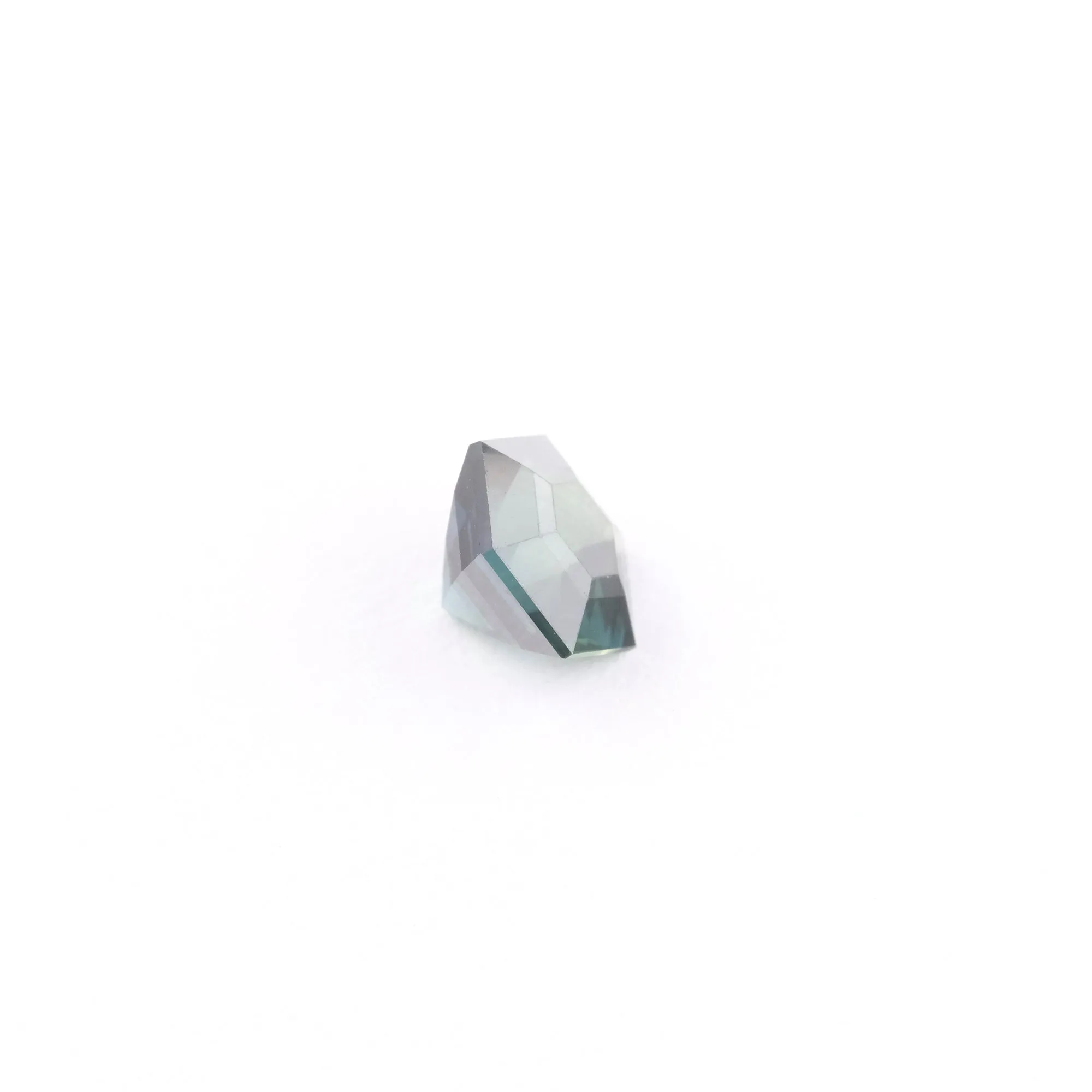 1.20 Carat Teal Hexagon Sapphire