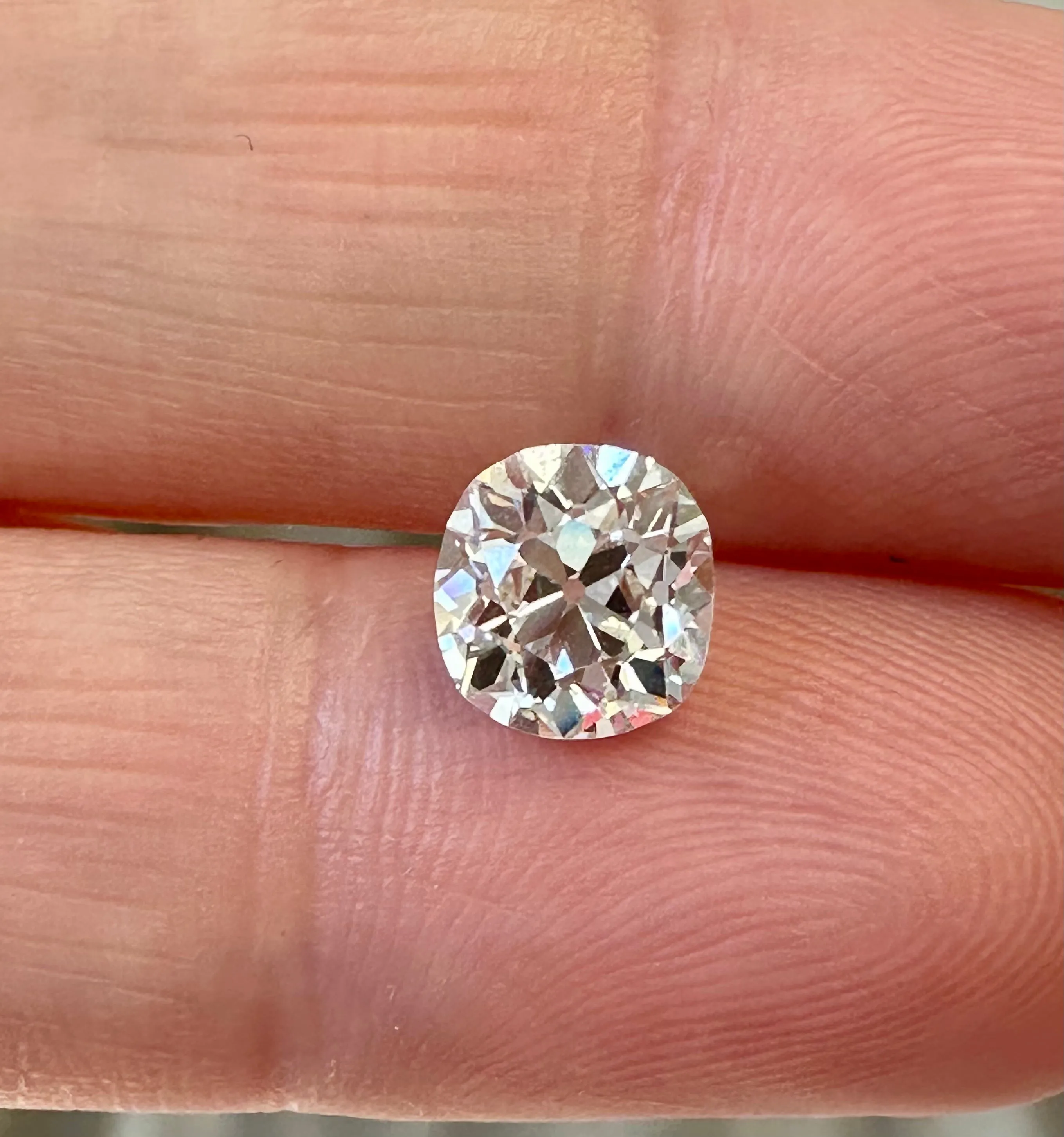 1.25ct Old Mine Cut Diamond, GIA I VS2