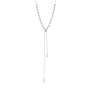 14K Solid Gold Necklace Exclusively Handcrafted 0.185 Carat Natural Diamond (H-F Color, VS1-VS2 Clarity)
