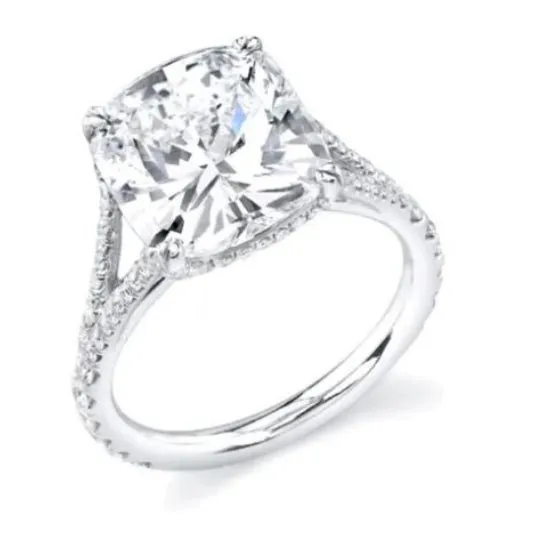 1.5 Carat Princess Cut Diamond - F VS2 - 1.55ct - 158774