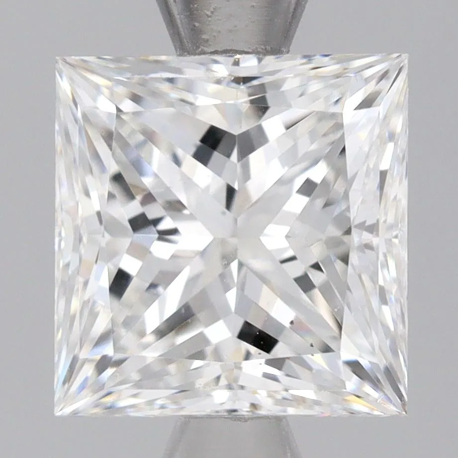 1.5 Carat Princess Cut Diamond - F VS2 - 1.55ct - 158774