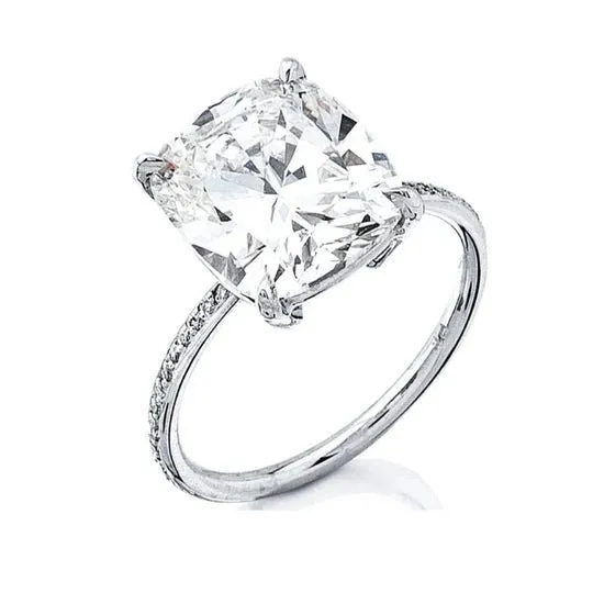 1.5 Carat Princess Cut Diamond - F VS2 - 1.55ct - 158774