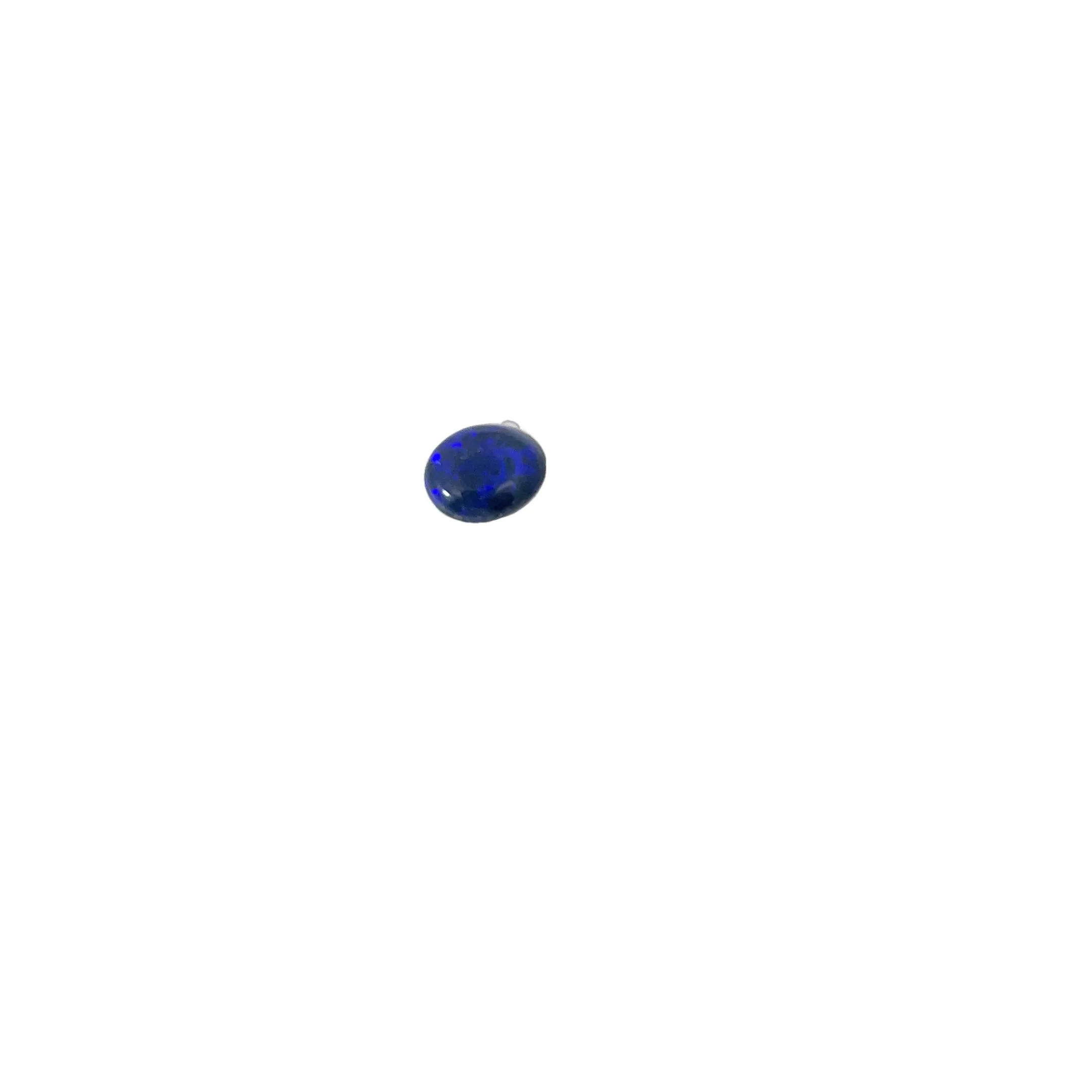 1.53 ct GIA Certified Oval shaped Black Opal