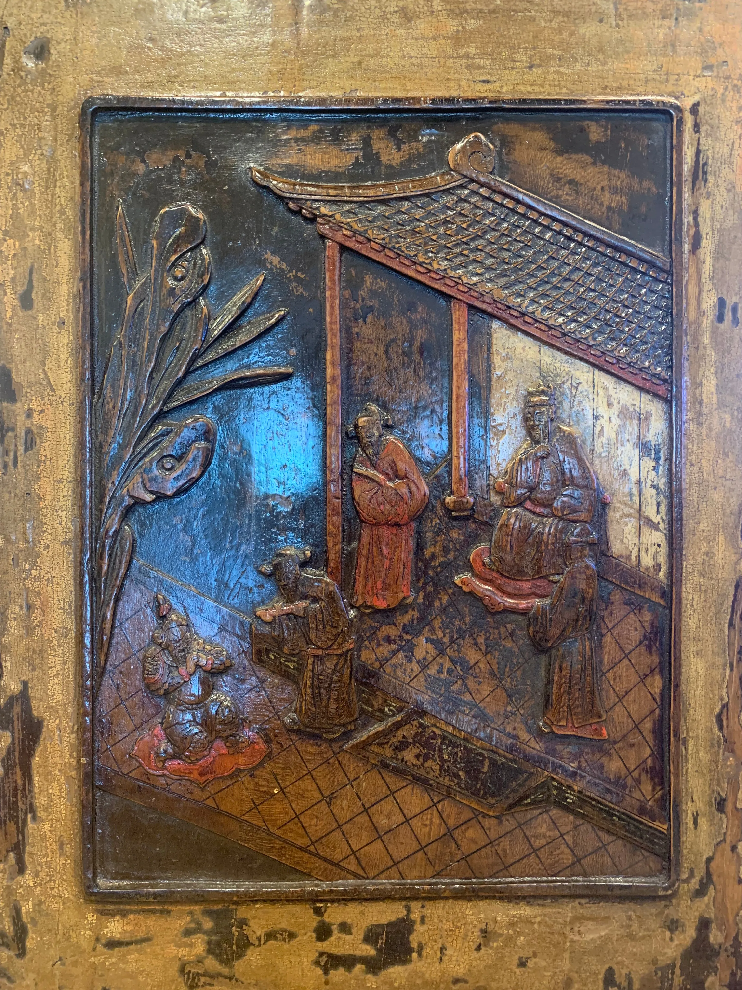 18th Century Handcrafted Wood Door