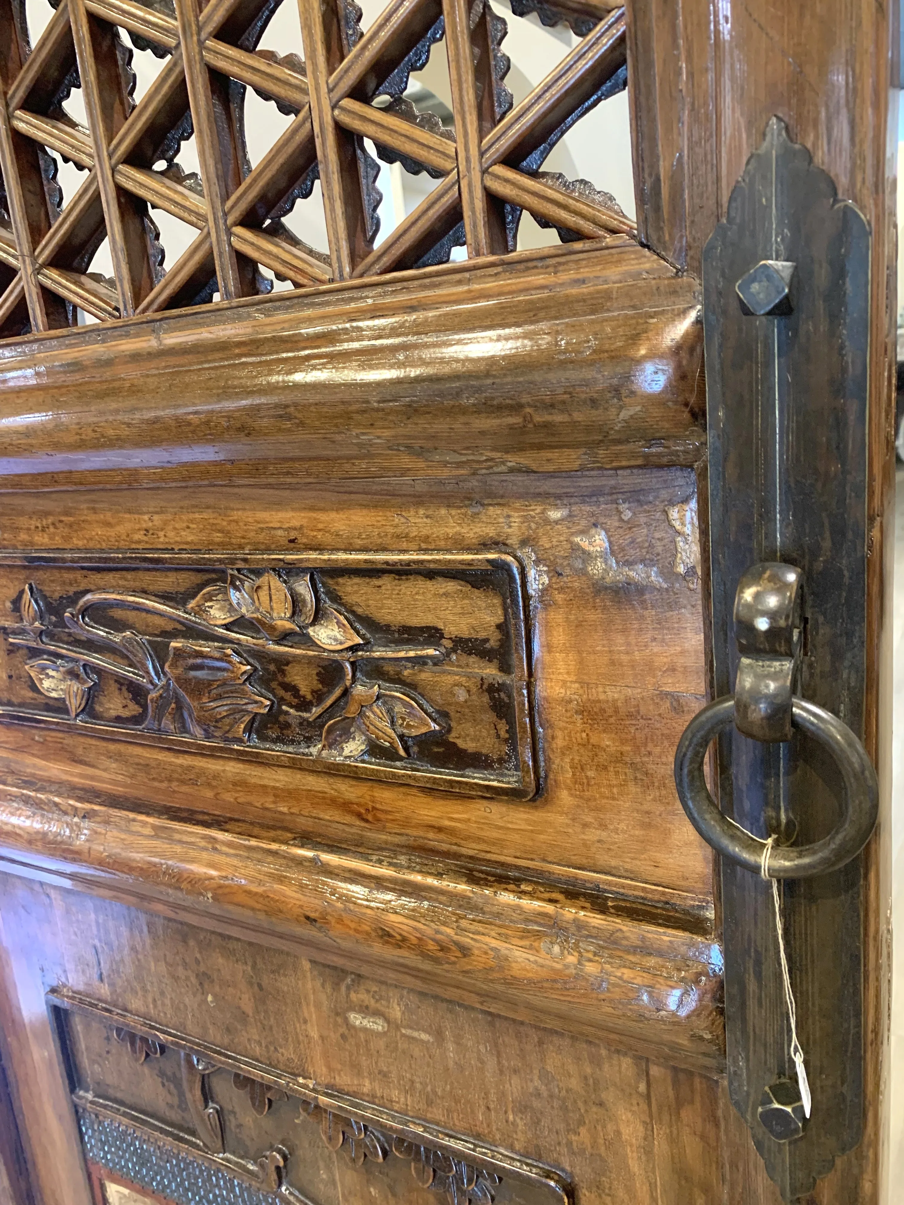 18th Century Handcrafted Wood Door
