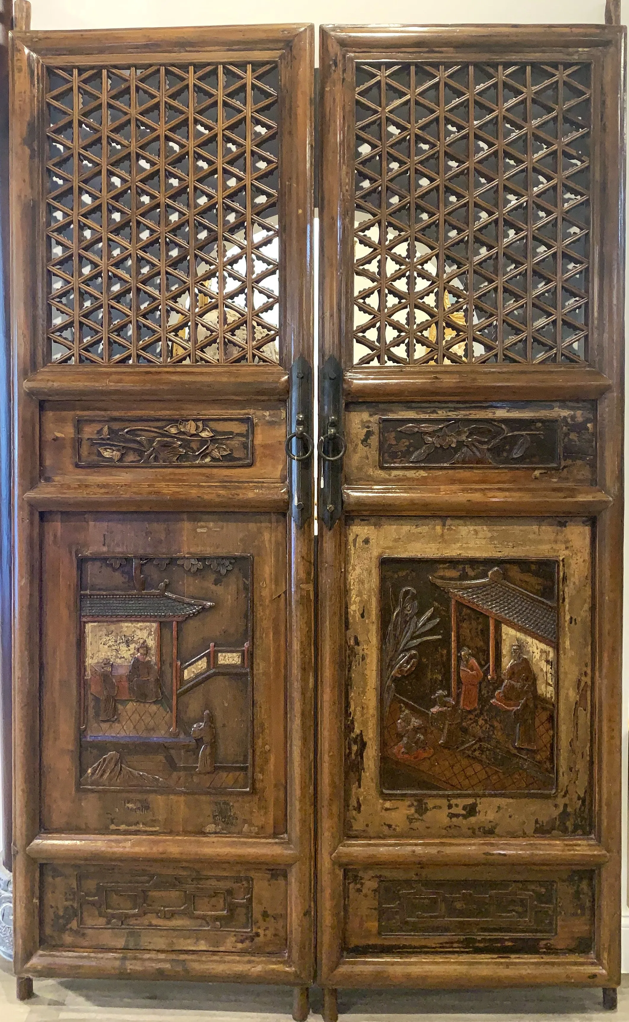 18th Century Handcrafted Wood Door