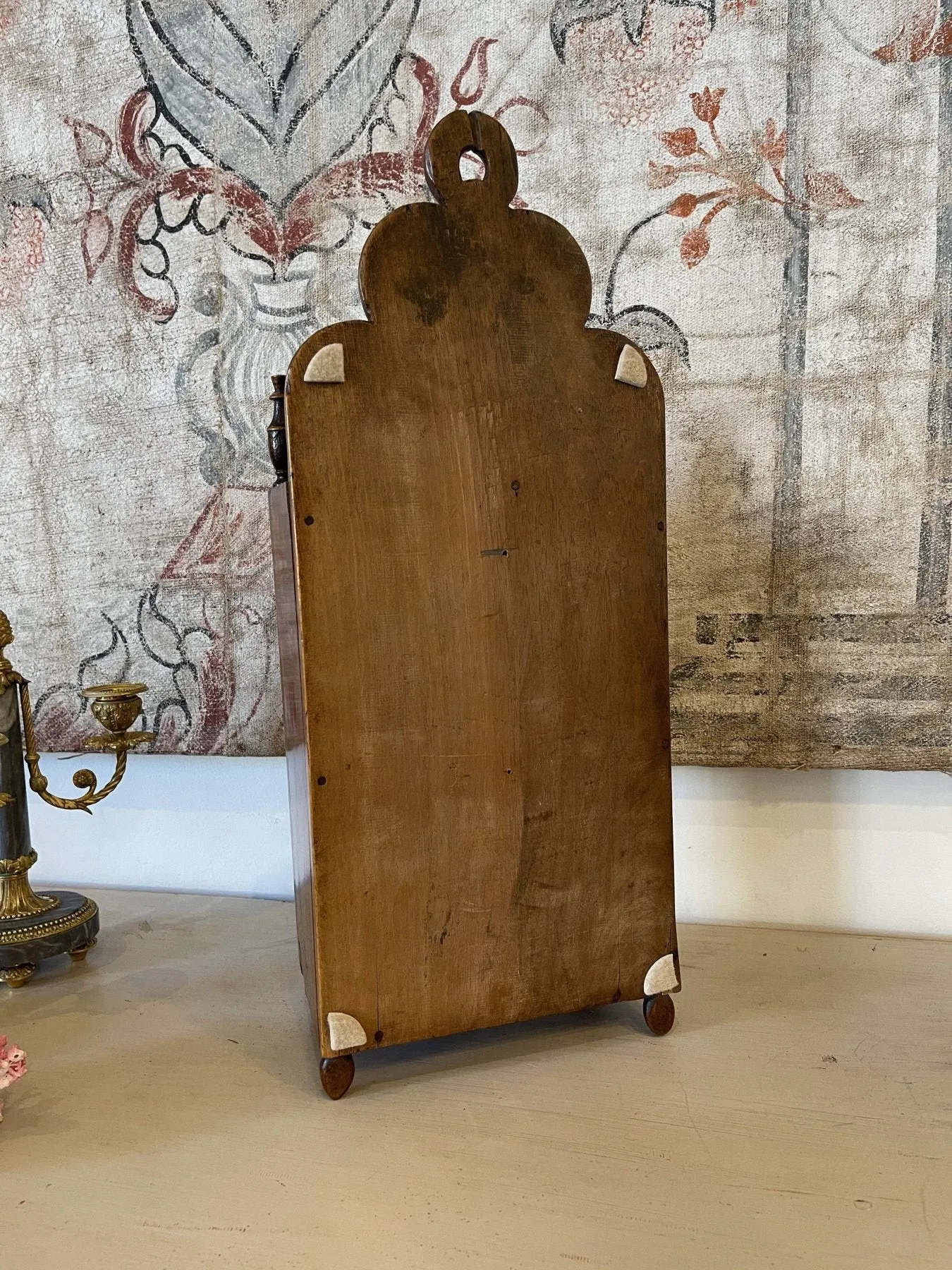 19th Century French Provincial Fariniere Walnut Flour Box