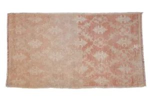 2.5x4.5 Vintage Distressed Oushak Rug