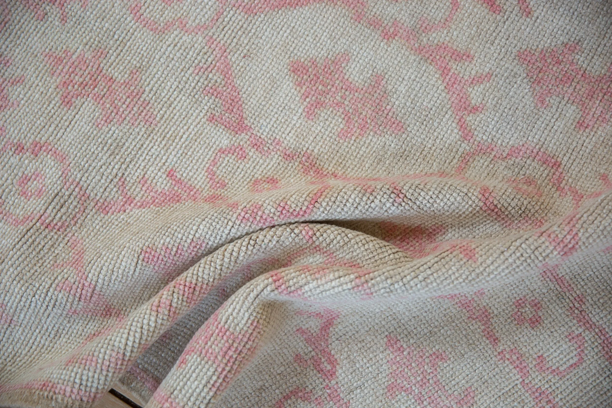 2.5x6.5 Vintage Distressed Oushak Rug Runner