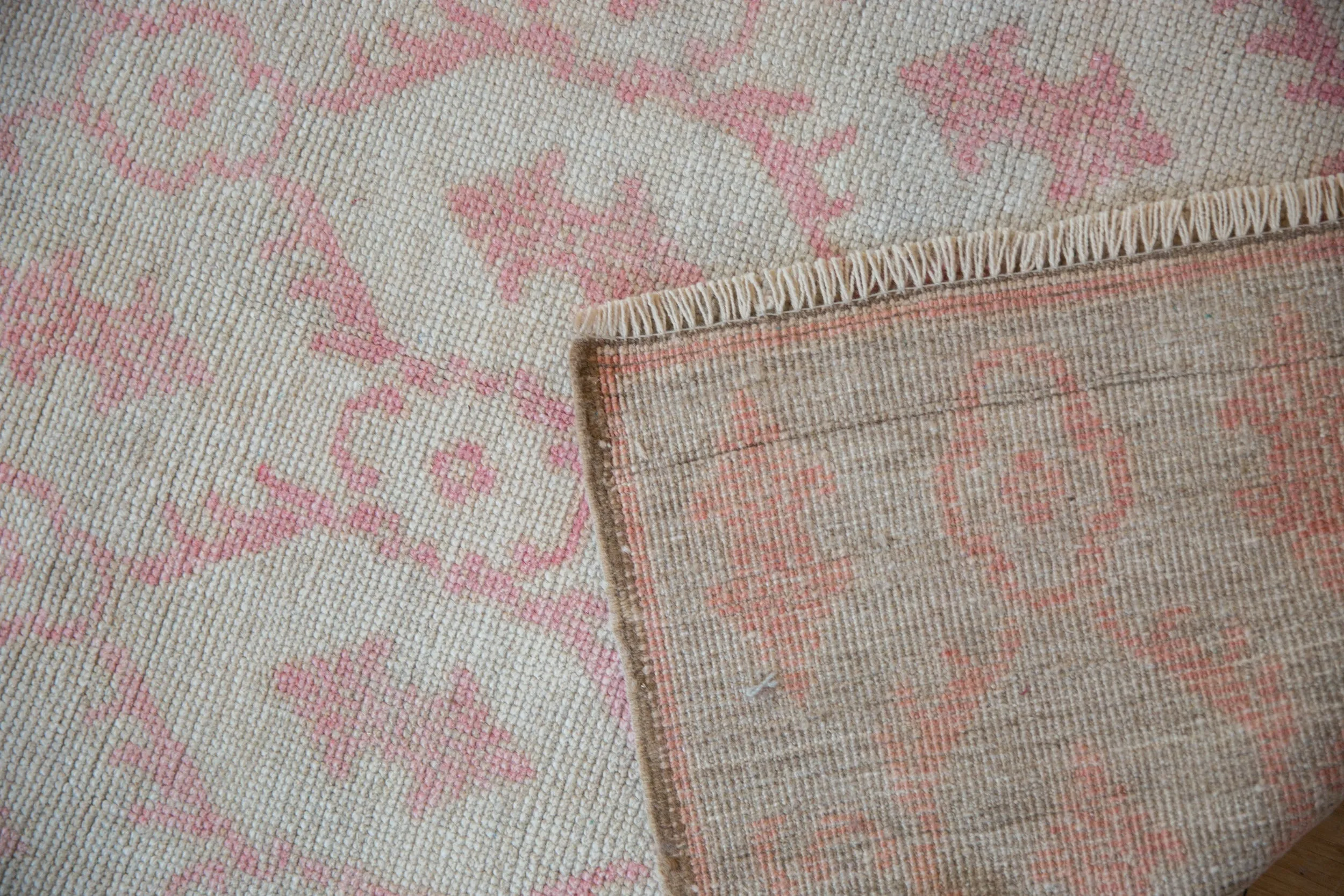 2.5x6.5 Vintage Distressed Oushak Rug Runner