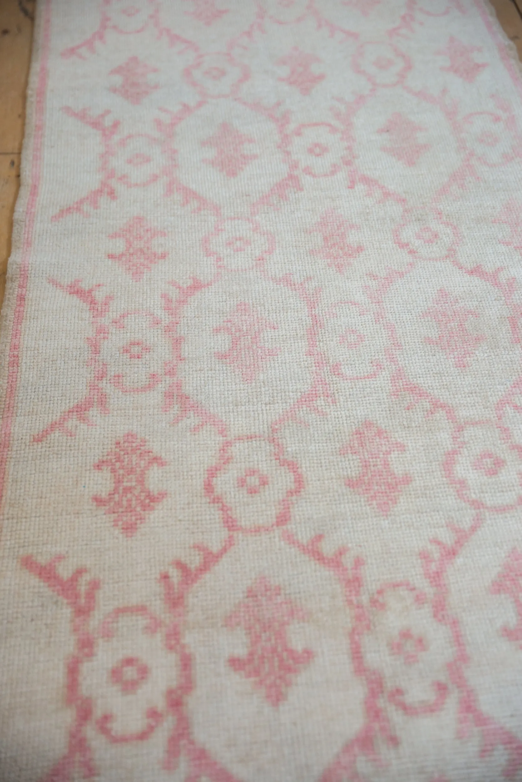 2.5x6.5 Vintage Distressed Oushak Rug Runner