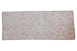 2.5x6.5 Vintage Distressed Oushak Rug Runner