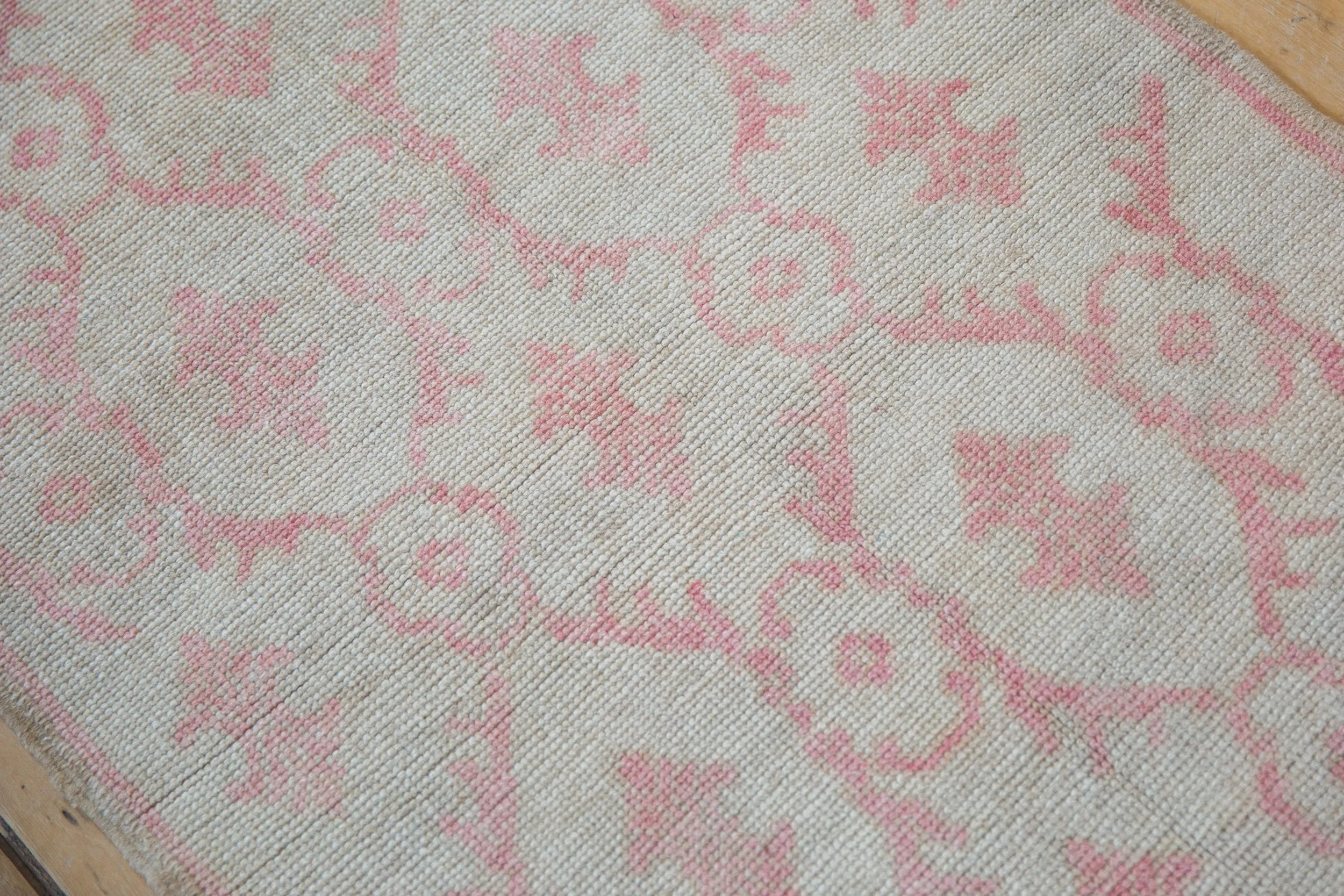 2.5x6.5 Vintage Distressed Oushak Rug Runner
