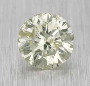 3.01ctw Round Brilliant Cut M-I2 Natural Modern Loose Diamond
