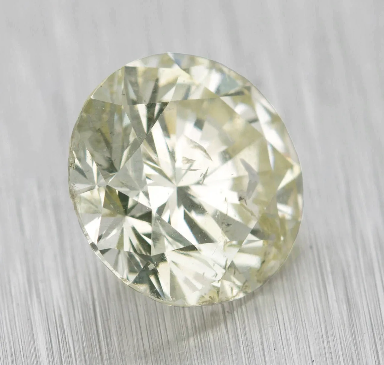 3.01ctw Round Brilliant Cut M-I2 Natural Modern Loose Diamond
