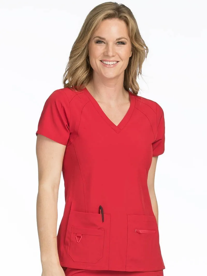 8416 V-NECKLINE RACERBACK TOP (SIZE: 2X-3X)