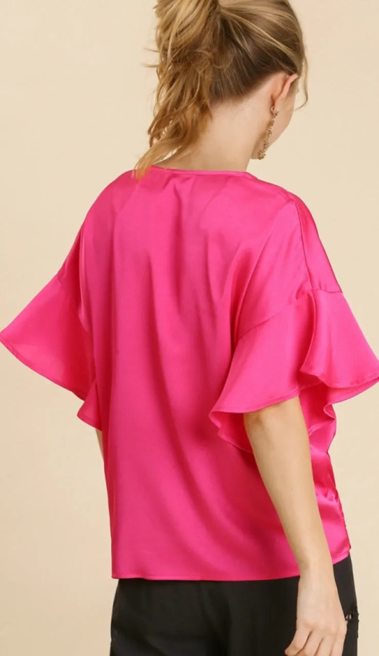 Absolutely Devine Satin Top