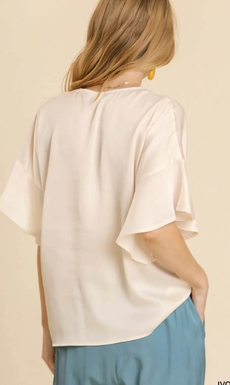Absolutely Devine Satin Top