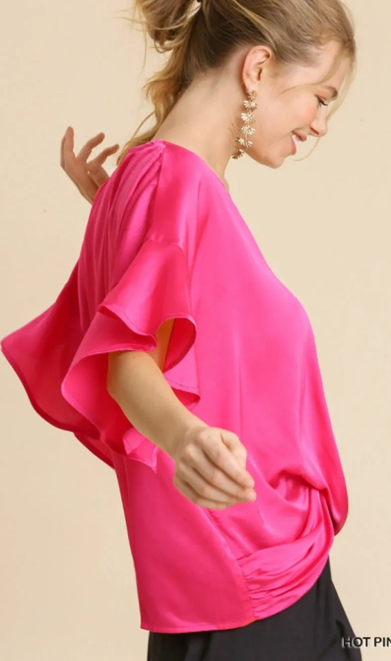 Absolutely Devine Satin Top