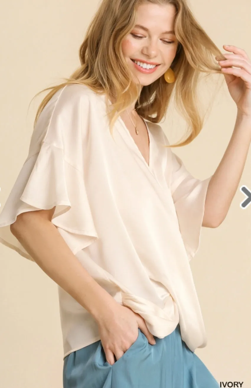 Absolutely Devine Satin Top