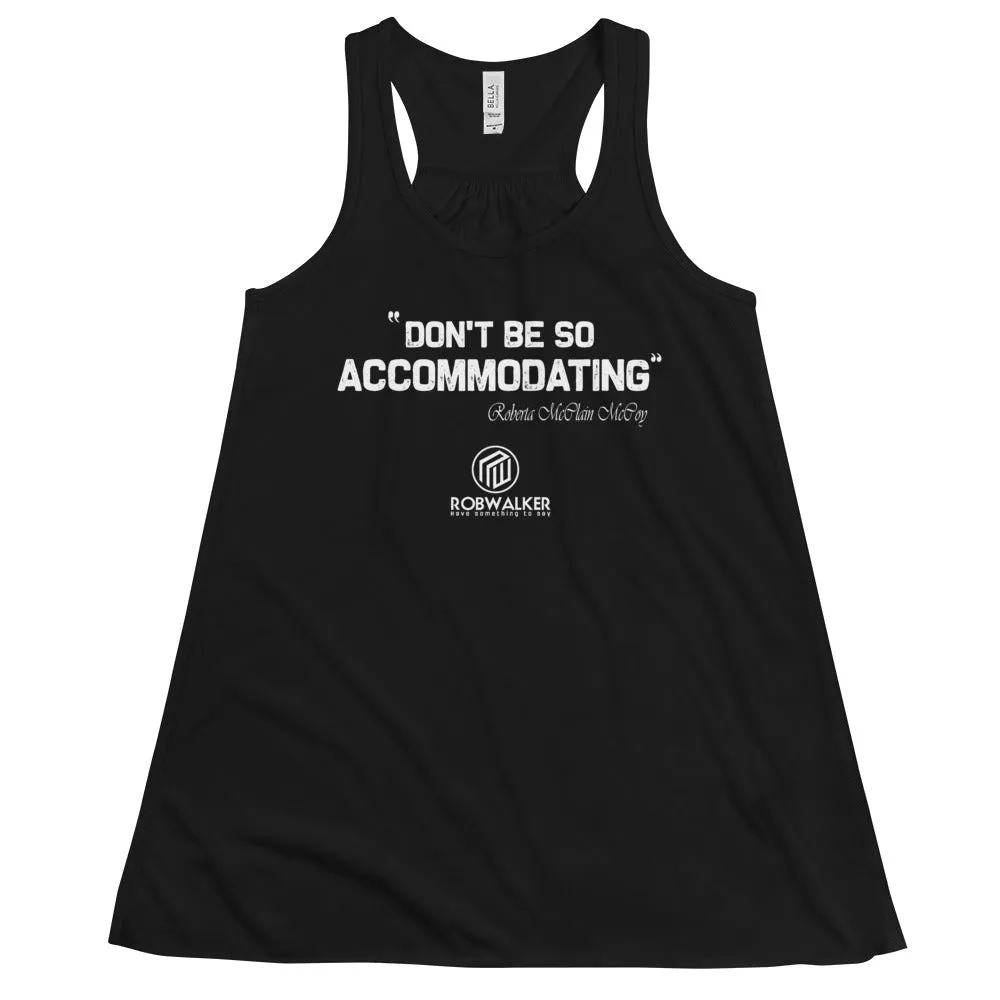 Accommodating Women's Flowy Racerback Tank