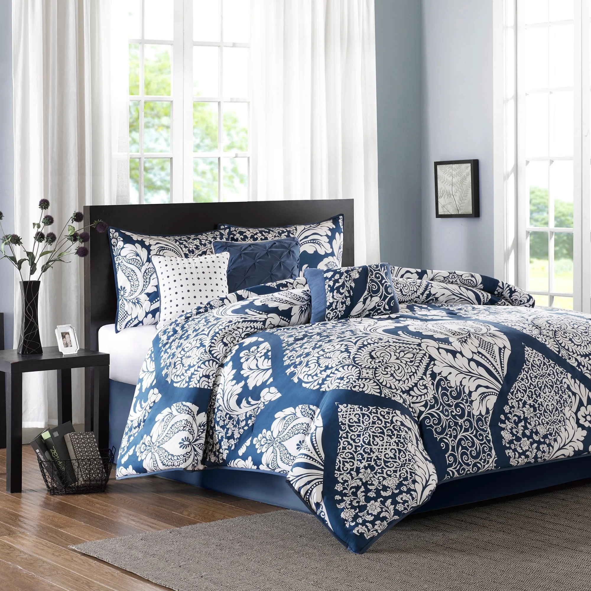 Adela 7 Piece Cotton Comforter Set