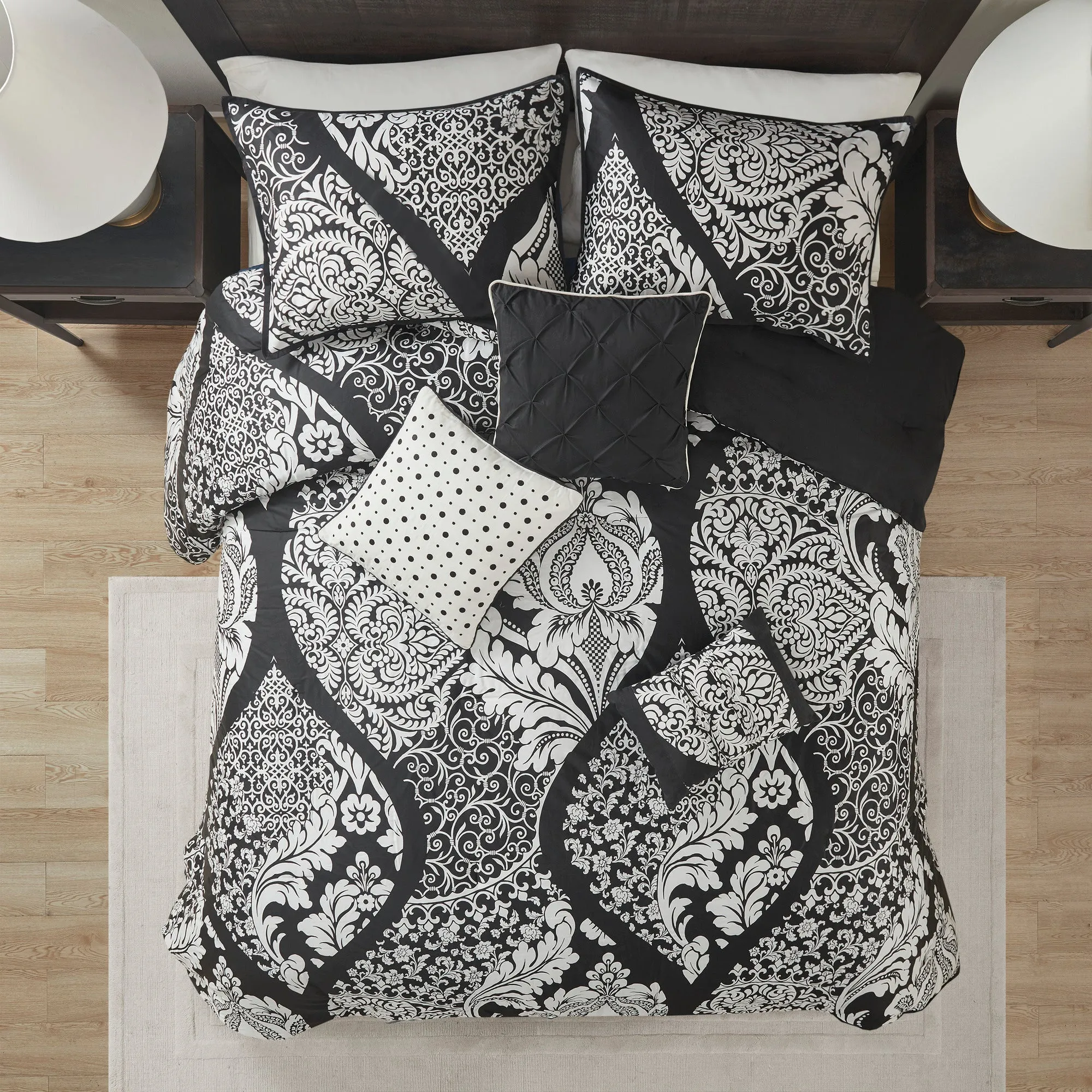 Adela 7 Piece Cotton Comforter Set