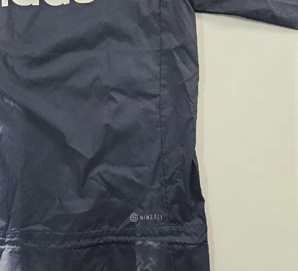 Adidas Blue Varsity Jacket with Athletic Style