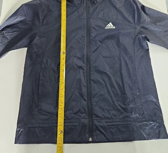 Adidas Blue Varsity Jacket with Athletic Style