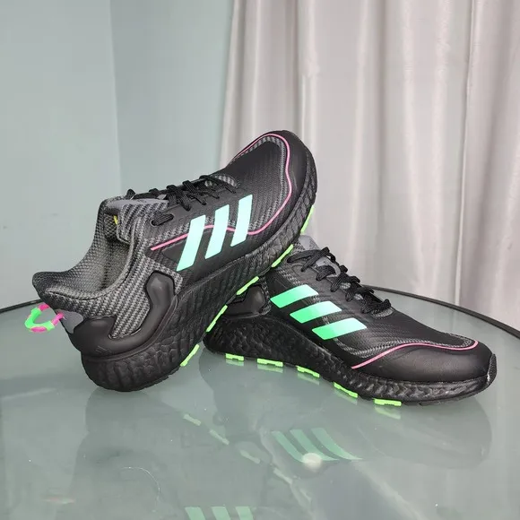 Adidas Climawarm LTD Unisex Running Neon Black Sz 9