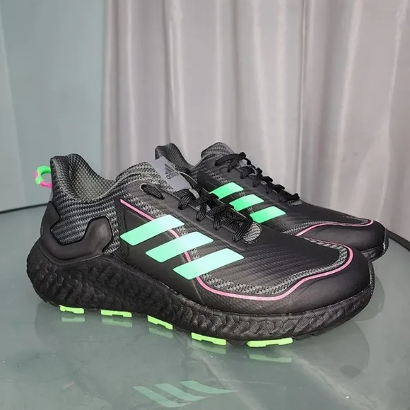 Adidas Climawarm LTD Unisex Running Neon Black Sz 9