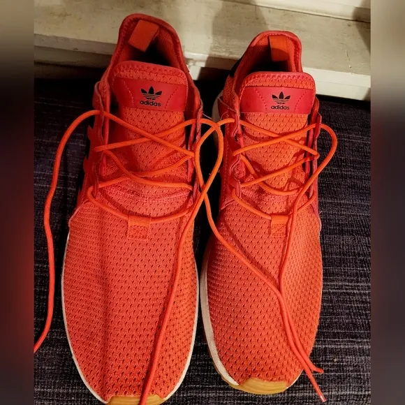 Adidas Solar Glide 3 Men's 12 RED/orange Running Shoes Athletic Gym Sneakers