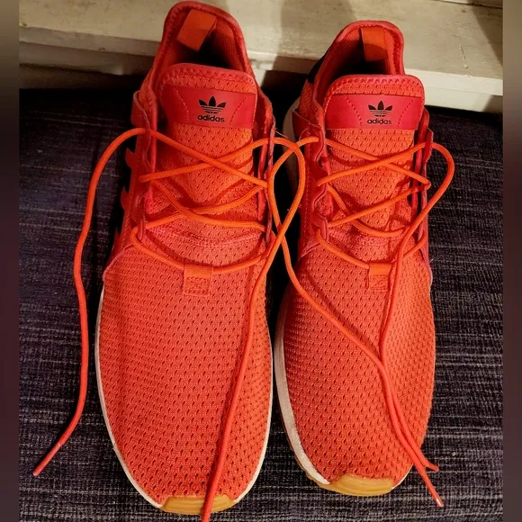 Adidas Solar Glide 3 Men's 12 RED/orange Running Shoes Athletic Gym Sneakers
