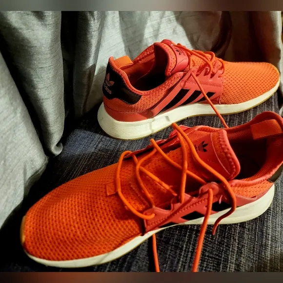 Adidas Solar Glide 3 Men's 12 RED/orange Running Shoes Athletic Gym Sneakers