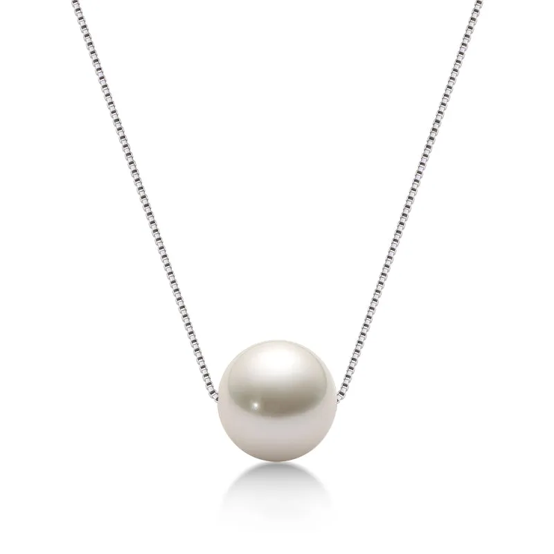 Ainuoshi Genuine Freshwater Cultured Pearl Pendant Necklace