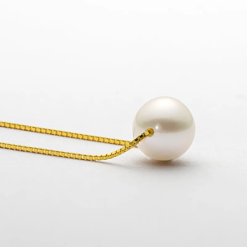 Ainuoshi Genuine Freshwater Cultured Pearl Pendant Necklace