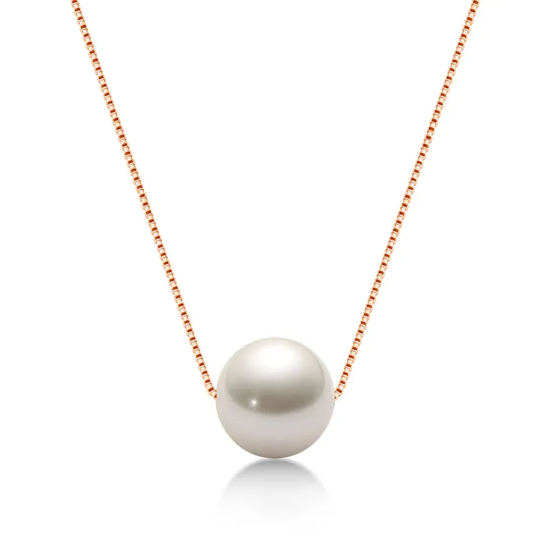 Ainuoshi Genuine Freshwater Cultured Pearl Pendant Necklace