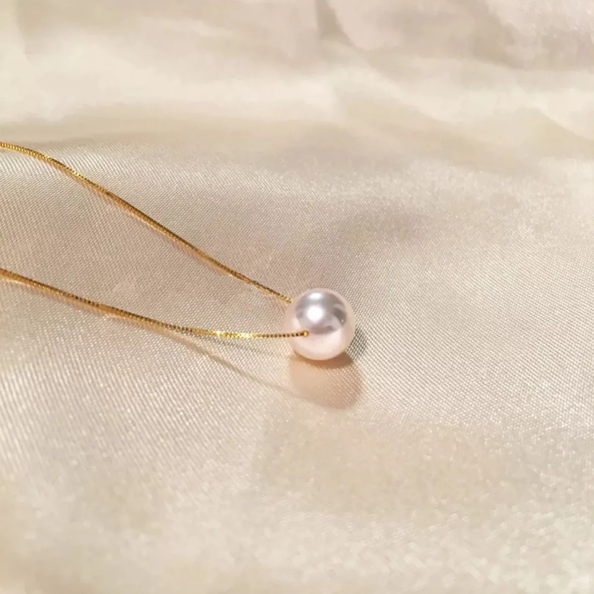 Ainuoshi Genuine Freshwater Cultured Pearl Pendant Necklace