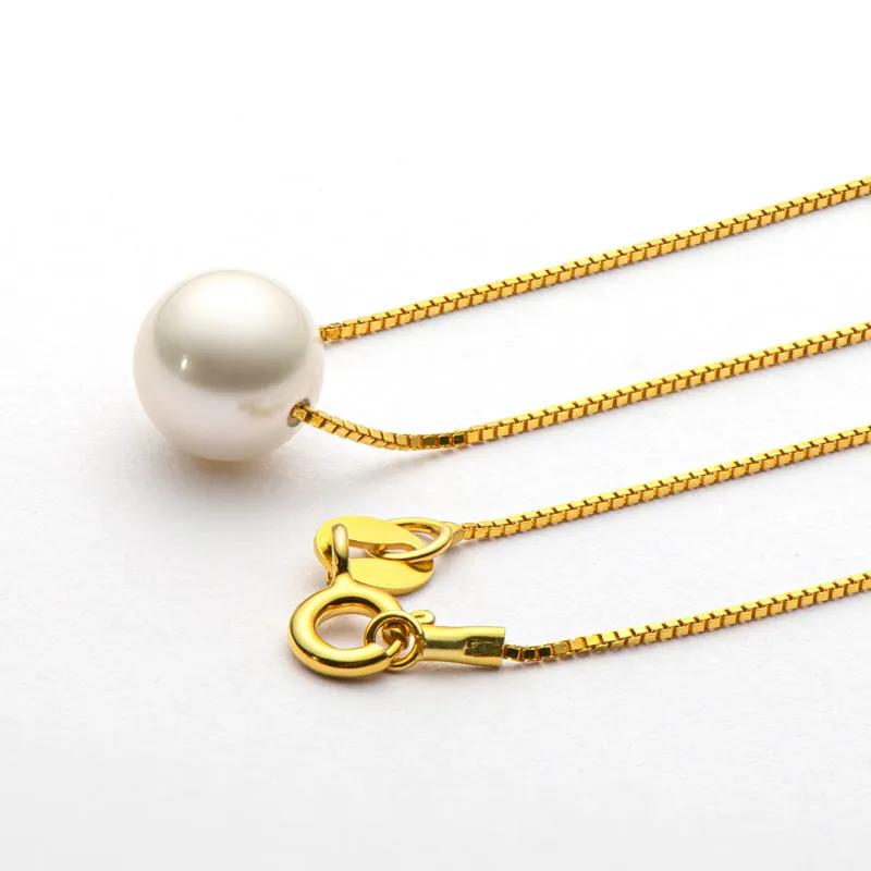 Ainuoshi Genuine Freshwater Cultured Pearl Pendant Necklace