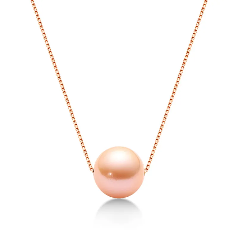 Ainuoshi Genuine Freshwater Cultured Pearl Pendant Necklace